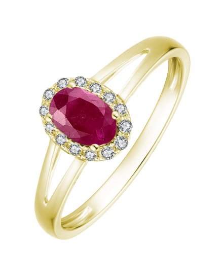 OVAL COLORED STONE DIAMOND RING (VR407)